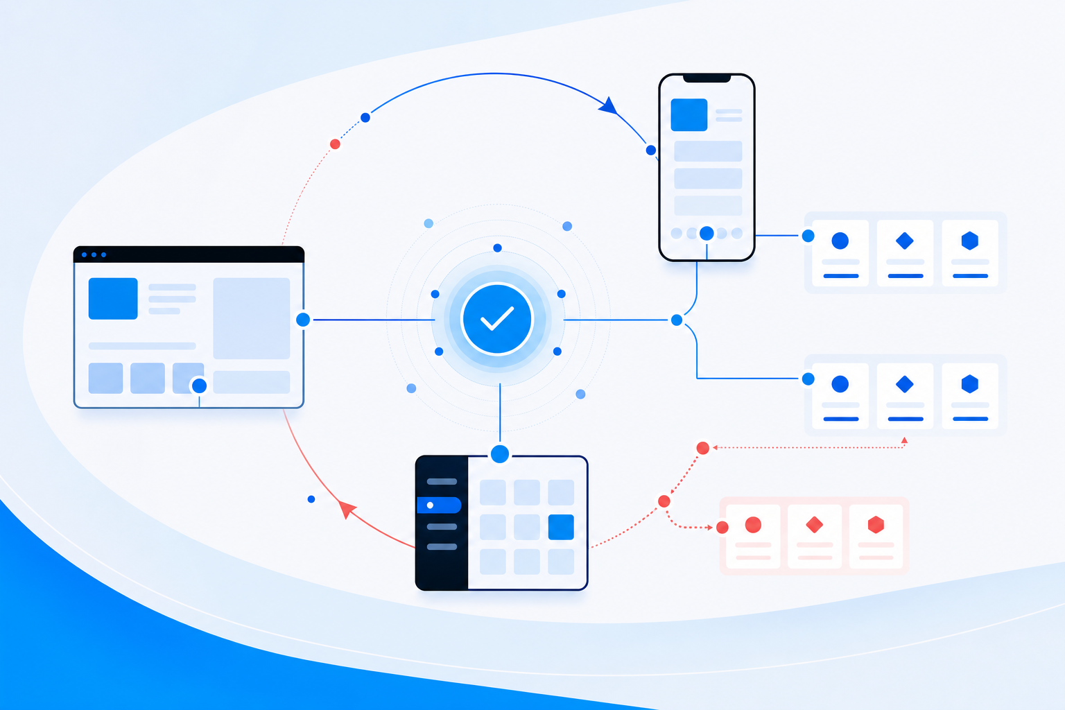 Unified payment status connecting web, mobile and app services